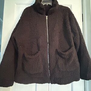 Cozy Black Sherpa Jacket